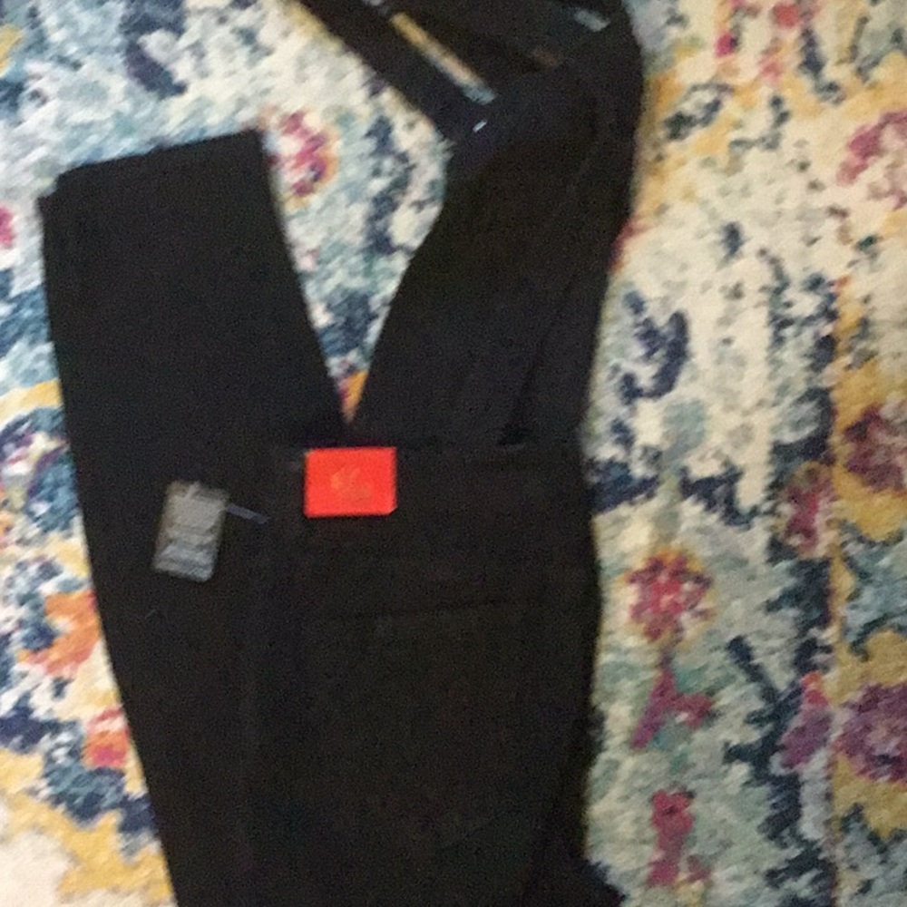Black dungarees